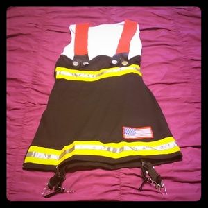 Xsmall fire fighter costume